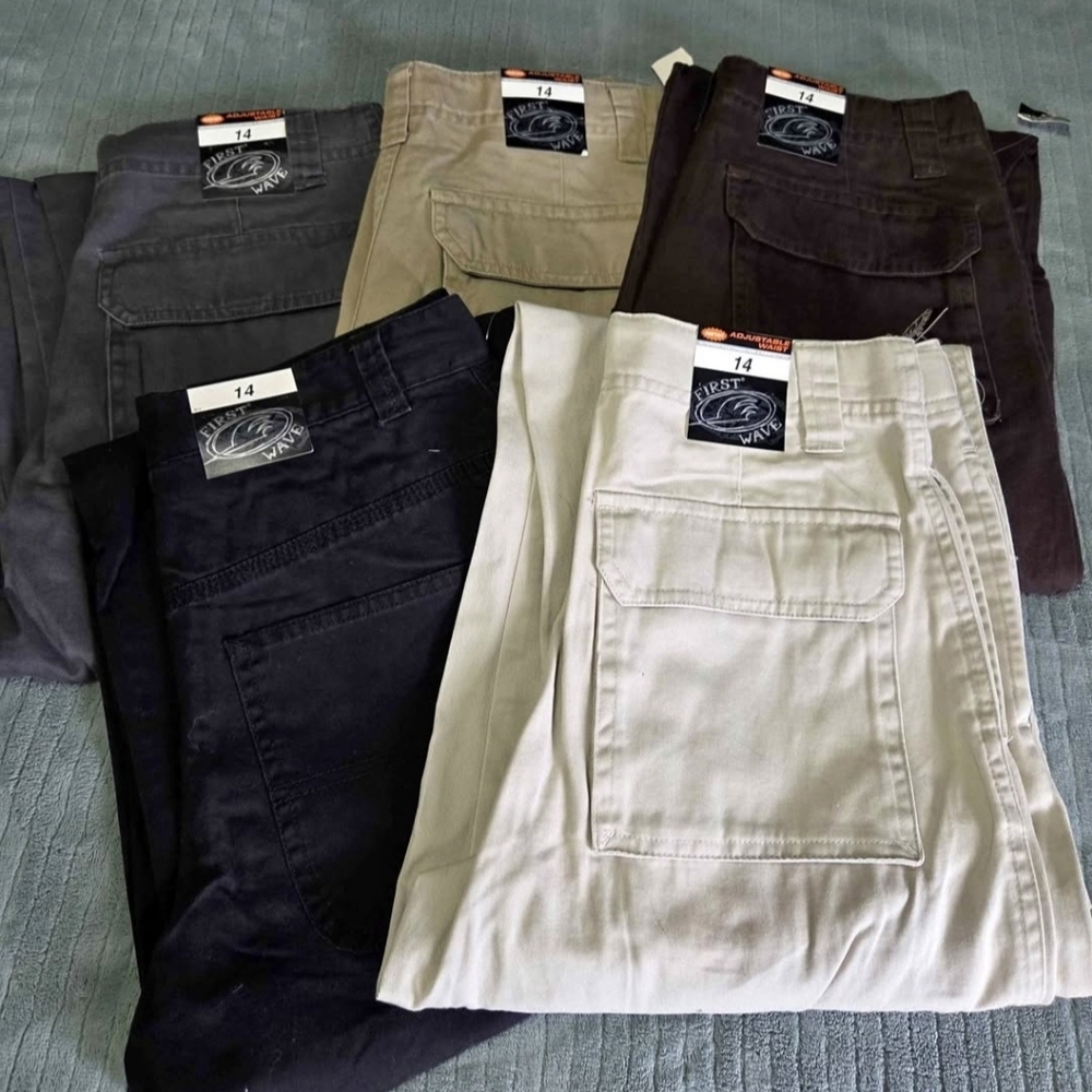 14 Boys 5 Pairs First Wave Pants